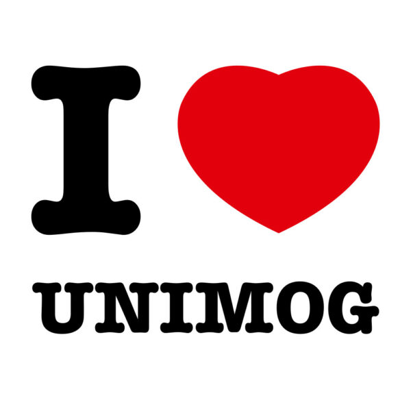 bumper sticker unimog